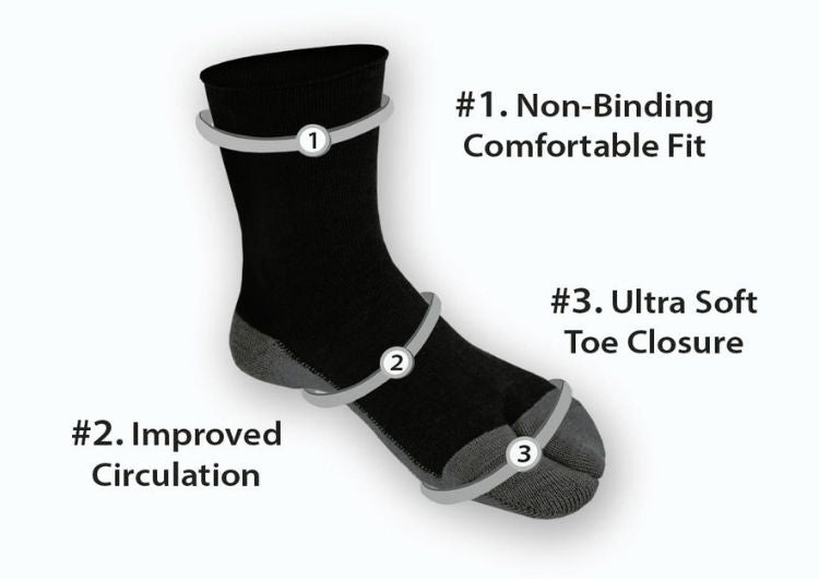 Bunion Relief Socks - Charcoal - Image 5