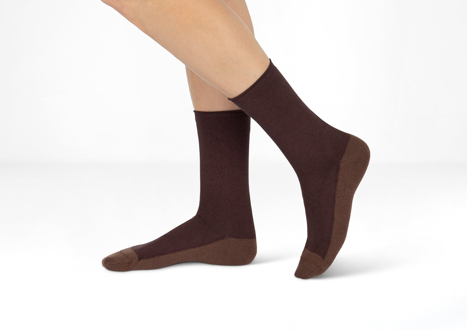 Casual/Dress Socks - Dark Brown - Image 2