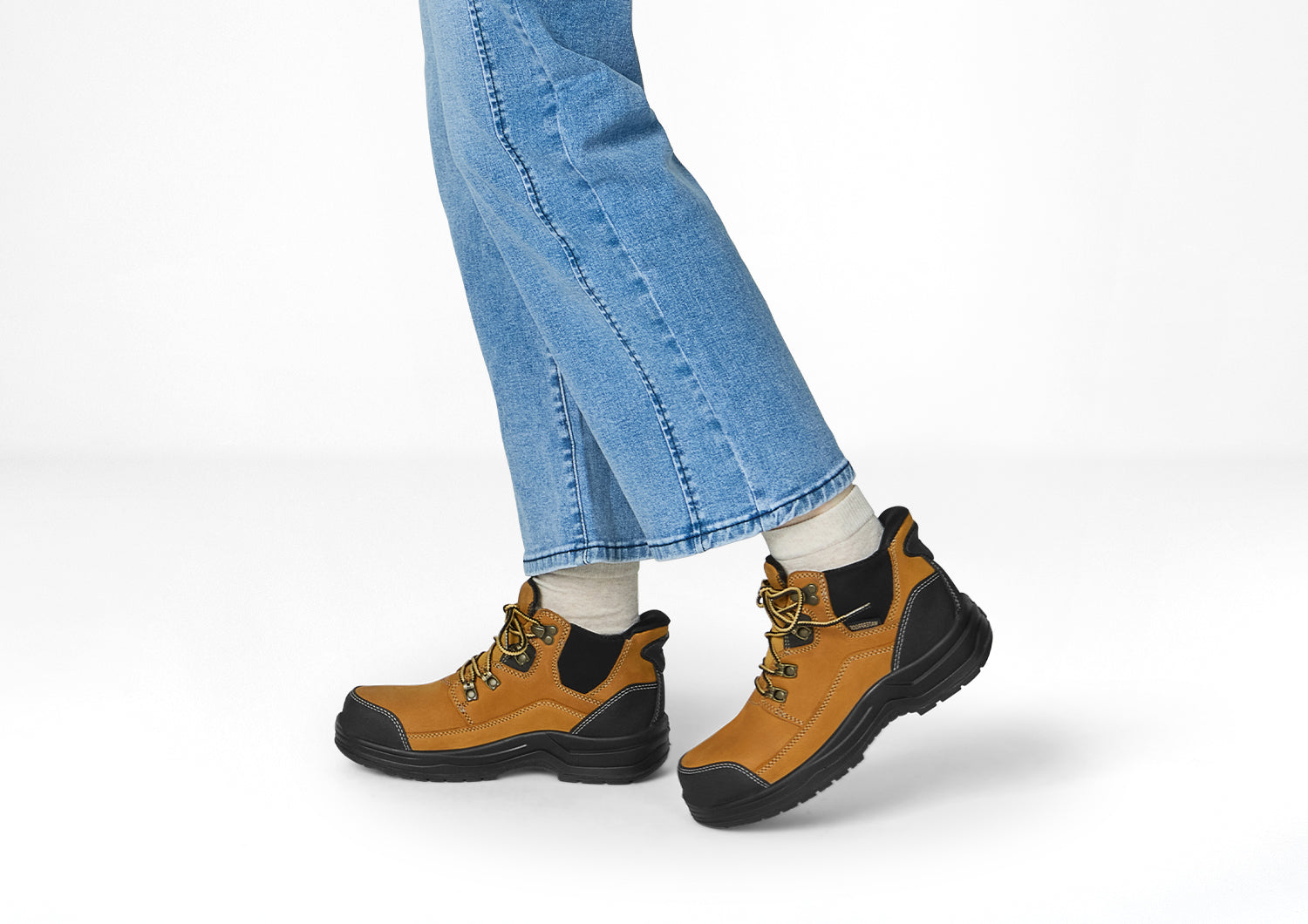 Quartz Hands-Free Work Boots - Wheat - Image 13