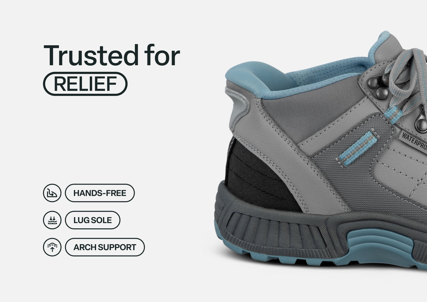 Carmel Hands-Free Waterproof - Gray - Image 4
