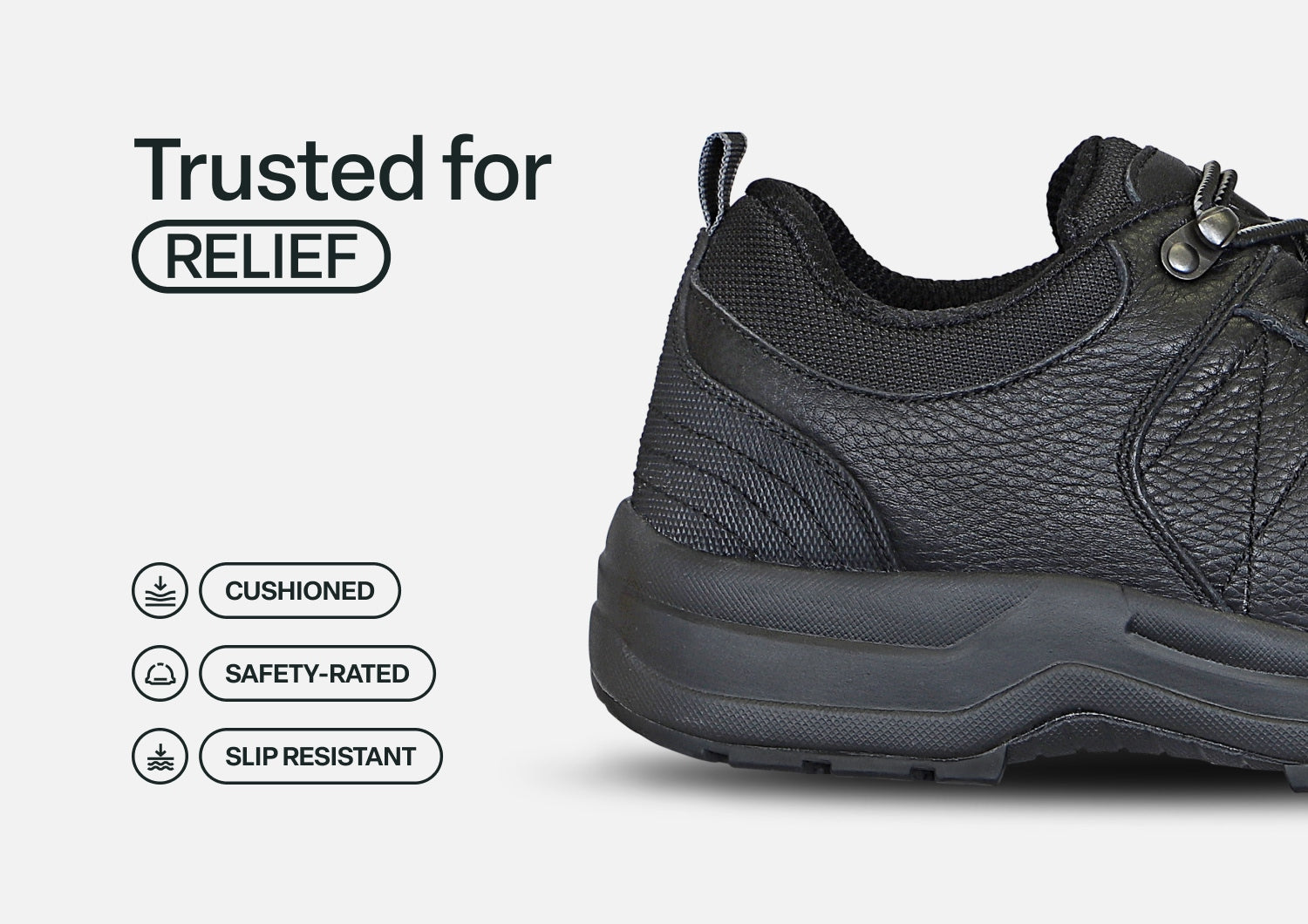 Dolomite Work Shoes - Black - Image 5