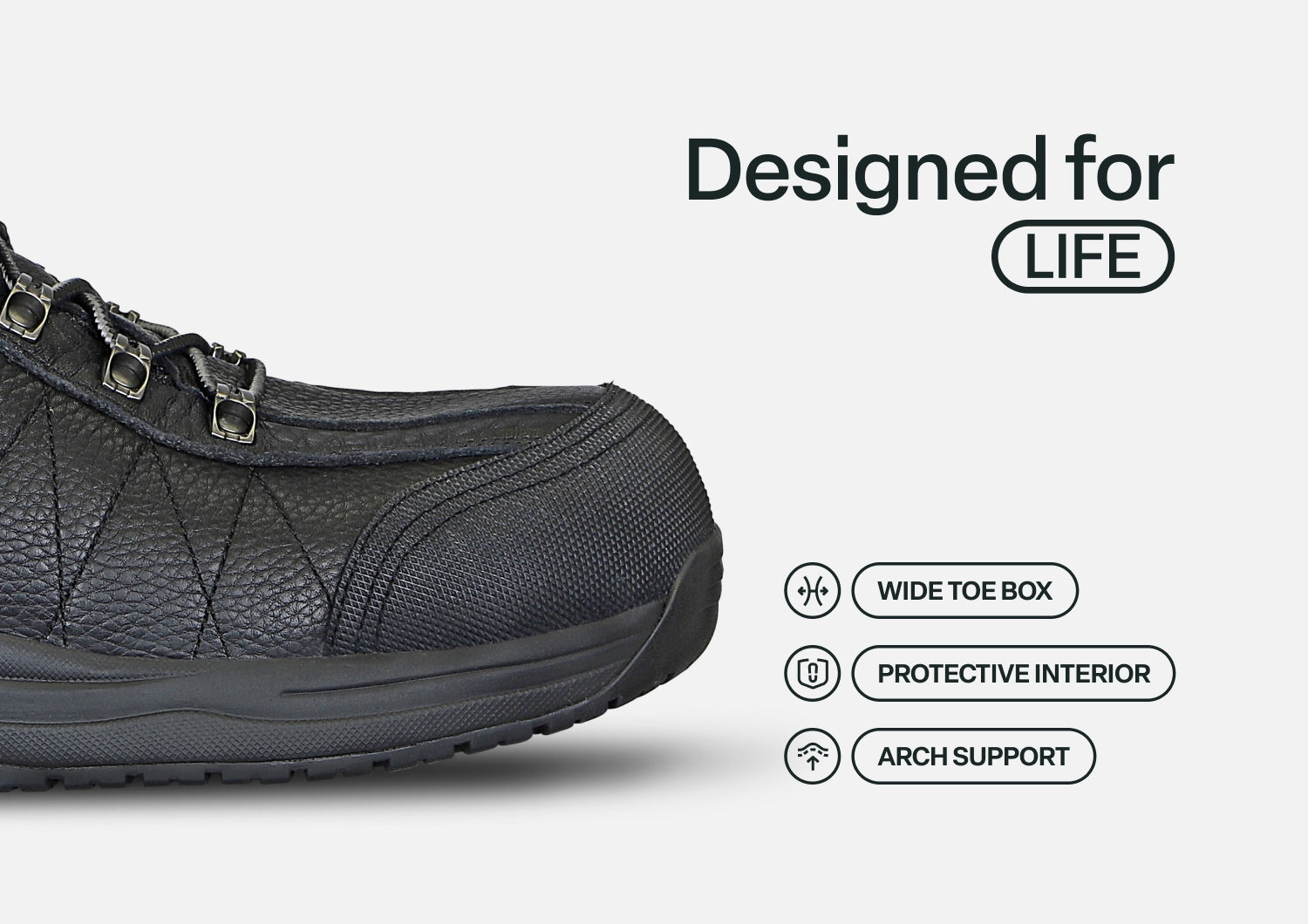 Dolomite Work Shoes - Black - Image 6