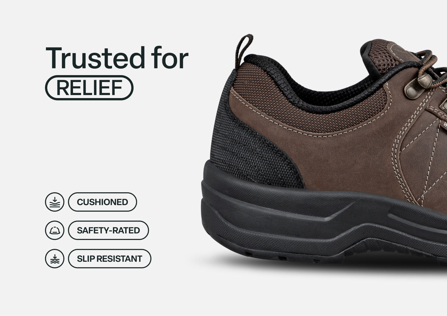 Dolomite Work Shoes - Brown - Image 5
