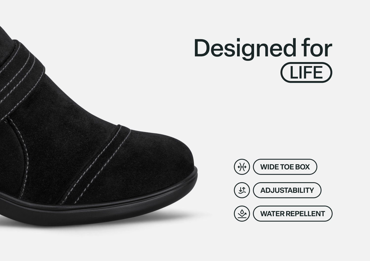 Eva - Black Suede - Image 6