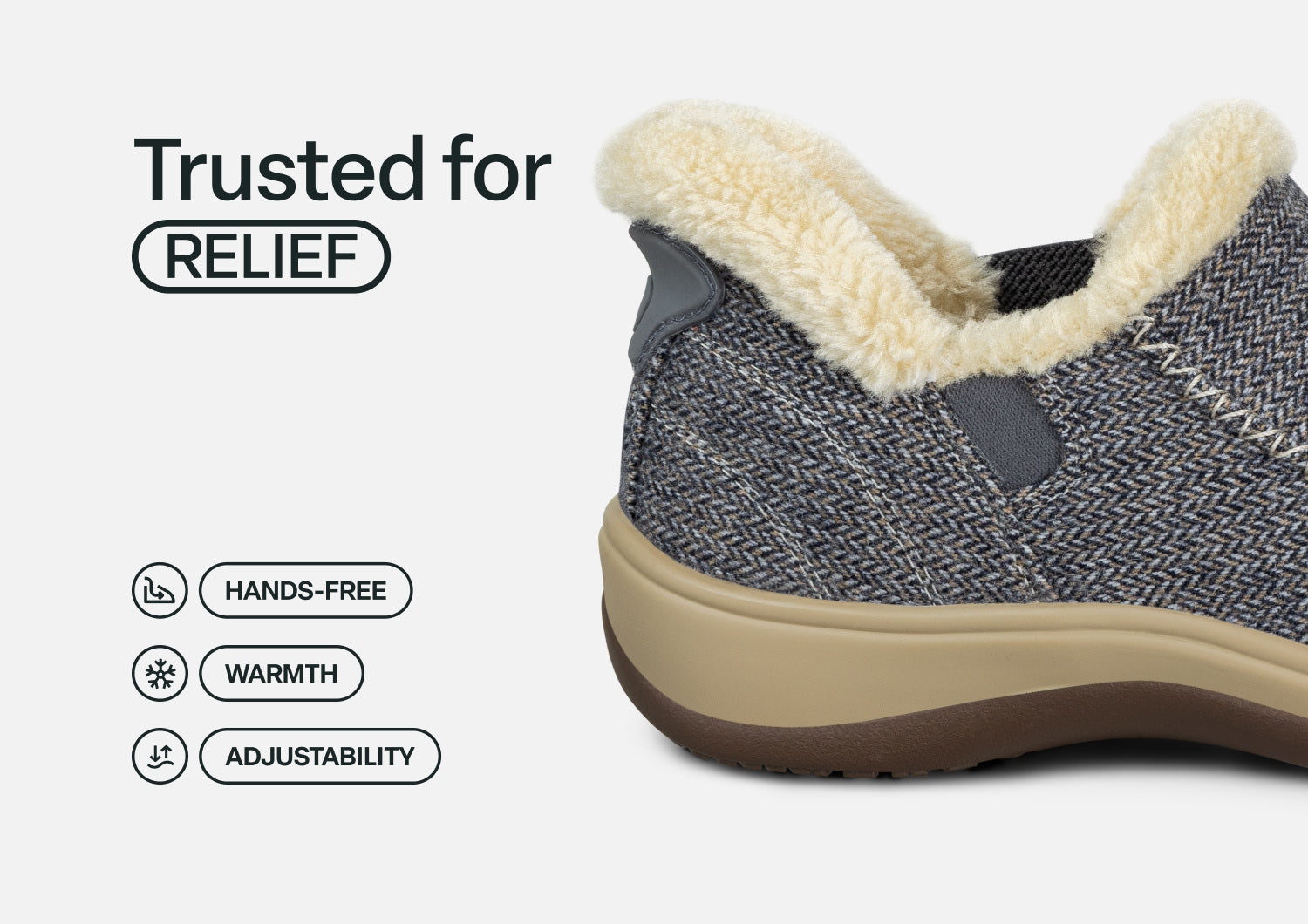 Lorin Hands-Free - Blue Herringbone Wool - Image 5