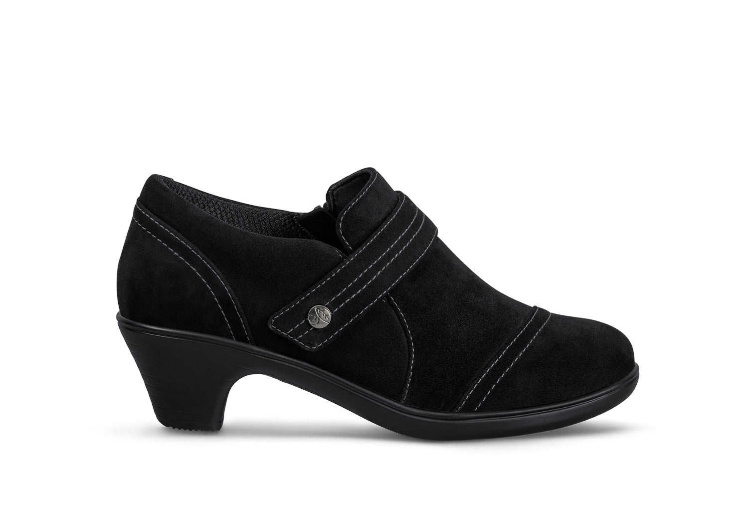 Eva - Black Suede