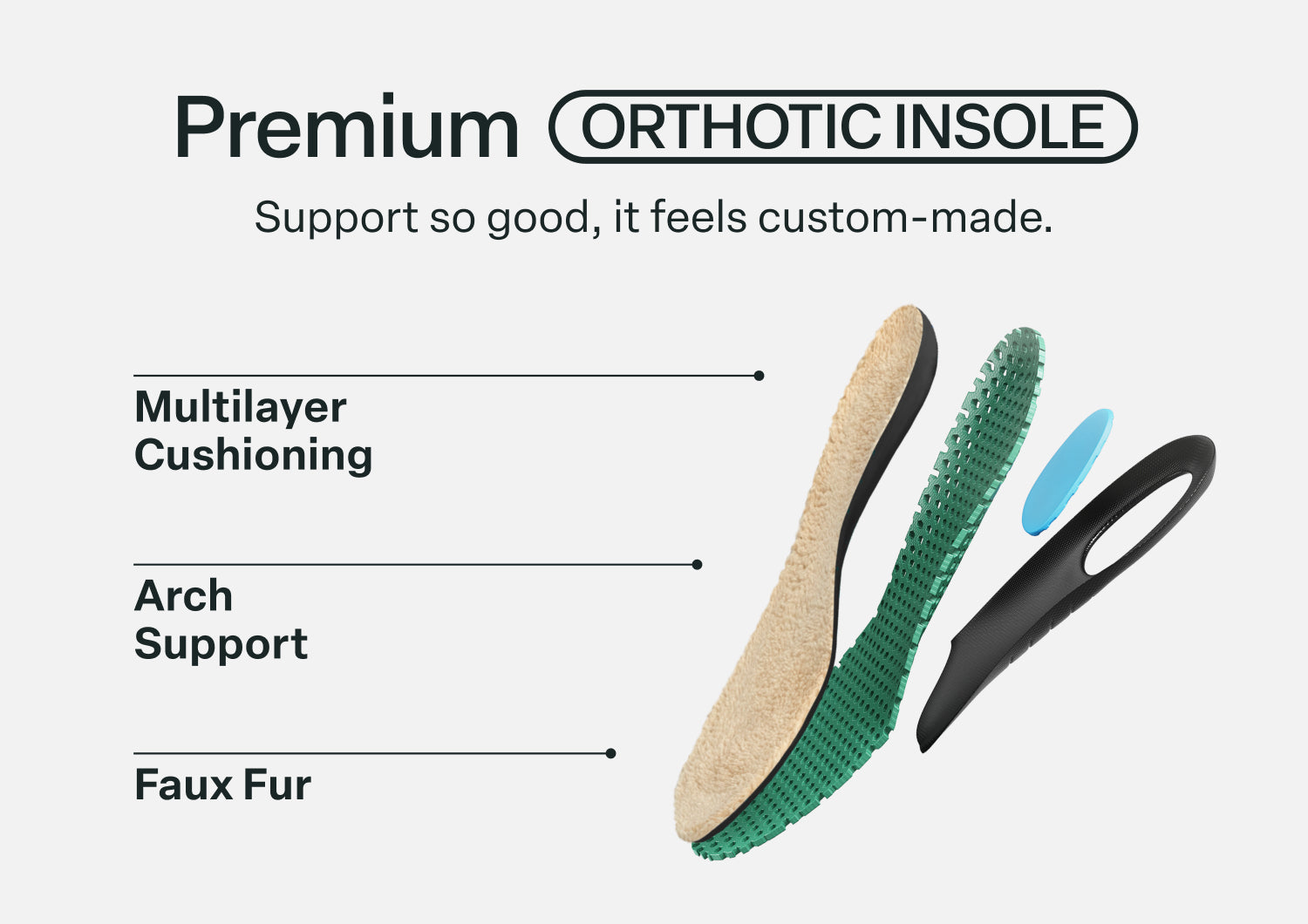 Men's Slipper Insoles - Tan - Image 5